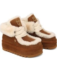 Naked Wolfe - Bambi Suede/Shearling - Lyst