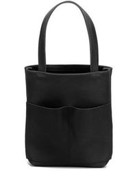 EZRA ARTHUR - Brooklyn American Steer Leather Tote Bag - Lyst
