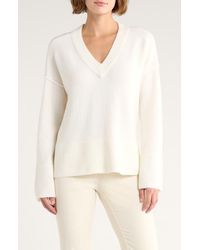 Vince Camuto - High-Low V-Neck Sweater - Lyst