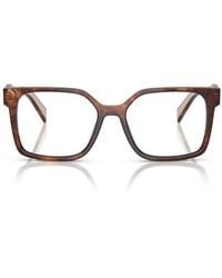 Prada - 54Mm Rectangular Optical Glasses - Lyst