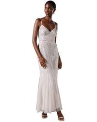 Coast - Deco Embellished Cami Maxi Dress - Lyst