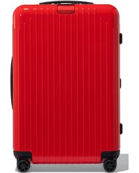 rimowa red suitcase