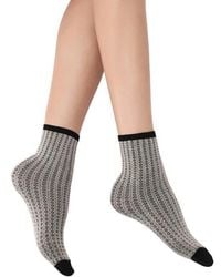 Oroblu - Assorted 2-Pack Twins Two Chance Crew Socks - Lyst