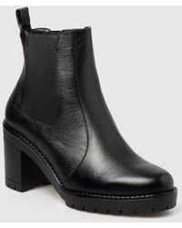 Manuela - Pera Block Heel Chelsea Bootie - Lyst