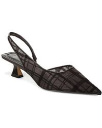 Sarto - Devin Slingback Half D'Orsay Pointed Toe Kitten Heel Pump - Lyst