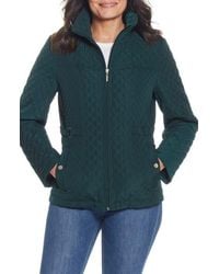 Gallery - Quilted Stand Collar Jacket - Lyst