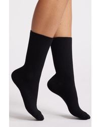 Nordstrom - Rib Crew Socks - Lyst