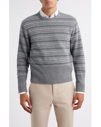 Thom Browne - Fair Isle Float Jacquard Cashmere Sweater - Lyst