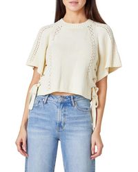 Habitual - Side Tie Open Stitch Sweater - Lyst