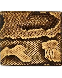 Amiri - Python Embossed Bifold Wallet - Lyst
