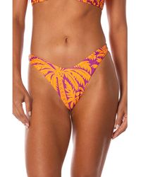 Maaji - Flamingo Palm Splendourous Reversible Bikini Bottoms - Lyst