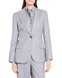 Theory - Lynnia Sleek Virgin Wool Blazer - Lyst