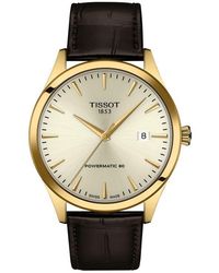 Tissot - Classic Dream Automatic Leather Strap Watch, 40Mm - Lyst