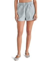 Steve Madden - Faux The Record Faux Leather Shorts - Lyst