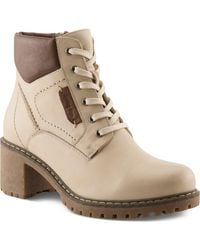 Spring Step - Alpina Leather Bootie - Lyst