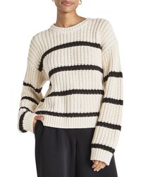 Splendid - Cella Jane Stripe Cotton Blend Pullover Sweater - Lyst