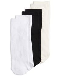 Stems - 3-Pack Cotton Blend Ribbed Ankle Socks - Lyst