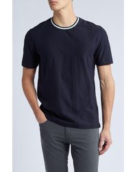 Ted Baker - Rousel Textured Cotton Ringer T-shirt - Lyst