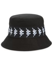 black kappa bucket hat