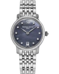 Frederique Constant - Slimline Bracelet Watch, 30Mm - Lyst