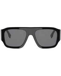 Fendi - Diagonal 54Mm Rectangular Sunglasses - Lyst