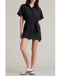 Rhone - Mirage Water Repellent Short Sleeve Mini Shirtdress - Lyst