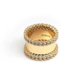 ZARUX - Side Braid With Stone Ring - Lyst
