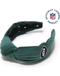 Lele Sadoughi - New York Jets Embroidered Knotted Headband - Lyst