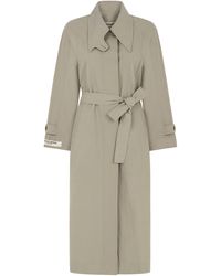Nocturne - Double-breasted Oversized Trench Coat - Lyst