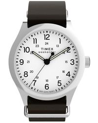 Timex - Weekender New England Leather Strap Watch, 39Mm - Lyst