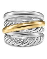 David Yurman - Crossover Five-Row Ring - Lyst