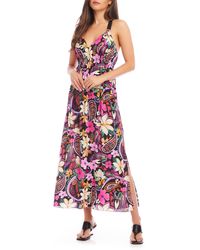 Fifteen Twenty - Floral Maxi Dress - Lyst