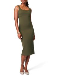 Spanx - Spanxshape Ponte Midi Tank Dress - Lyst