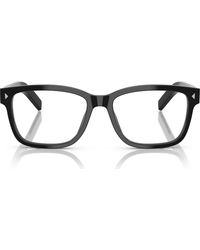 Prada - 56Mm Rectangular Optical Glasses - Lyst