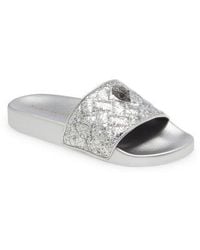 Kurt Geiger - Meena Eagle Slide Sandal - Lyst