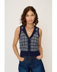Central Park West - Dylan Sleeveless Vest - Lyst