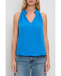 Michael Stars - Viola Split Neck Tank - Lyst