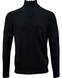 lords of harlech - Quest Fully Fashioned Quarter-Zip Merino Sweater - Lyst