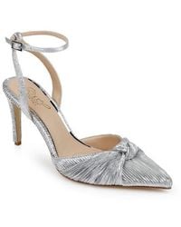 Badgley Mischka - Enid Ankle Strap Pointed Toe Pump - Lyst