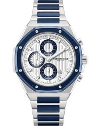 Kenneth Cole - Dress Sport Chronograph Bracelet Watch, 42Mm - Lyst