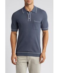 Rails - Hardy Tipped Short Sleeve Polo Sweater - Lyst