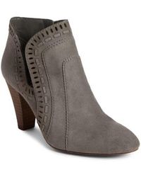 gray vince camuto booties