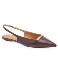 Tod's - Barretta Pointed Toe Slingback Flat - Lyst