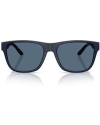 Emporio Armani - 56Mm Square Sunglasses - Lyst