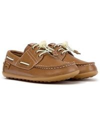 Camper - Kids' Peu Cami Leather Boat Shoe - Lyst