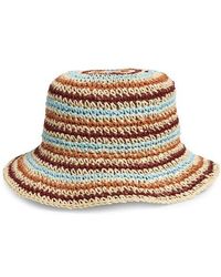Treasure & Bond - Stripe Crochet Bucket Hat - Lyst