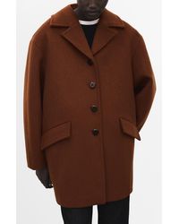 Mango - Wool Blend Coat - Lyst