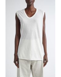 Rick Owens - Forever Basic Cotton Vest - Lyst