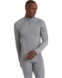 FALKE - Wool Tech Zip Base Layer Top - Lyst