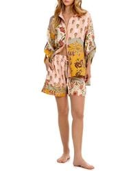 Agua Bendita - Renata Aura Cover-Up Shorts - Lyst